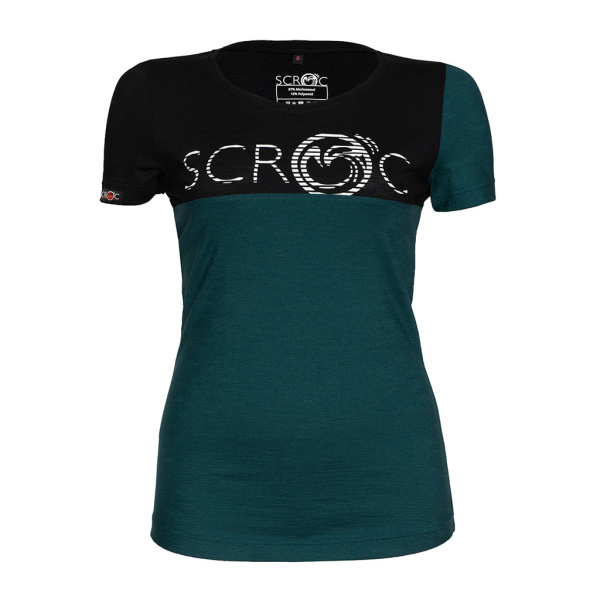 sMerino 160 Shirt Eblo w petrol für Damen von SCROC.