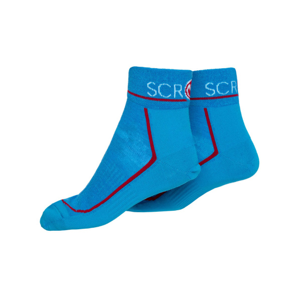 sMerino 160 Socken Suno für Damen und Herren in blau von SCROC.