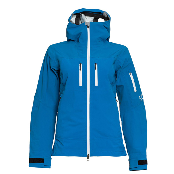 sMerinoshell Jacke Selo w in blau für Damen von SCROC.