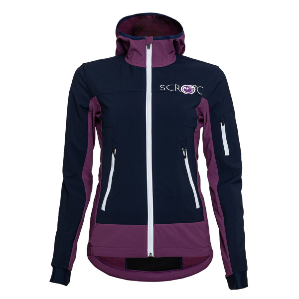 sWooltec Merino Jacke Tigo w violett für Damen von SCROC.